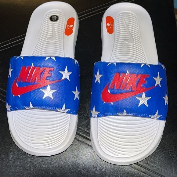 NWT NIKE VICTORI ONE PRINT SPORT SLIDES WOMENS SIZE 8 - Picture 5 of 10